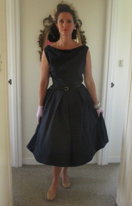 Butterick 7653 finished  nice skirt detail