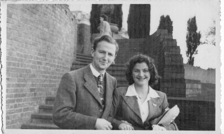 Shirley and Robt at the Winter Gardens