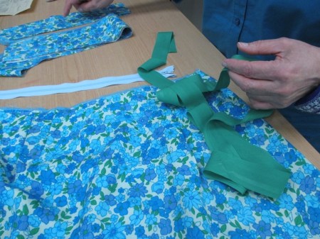 binding notions and fabric