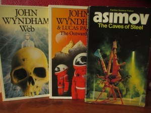 John Wyndham x 2 Asimov books