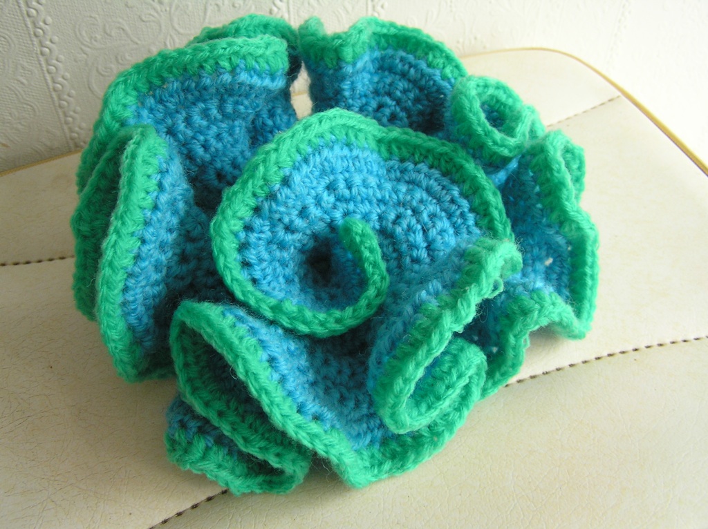 green and blue coral