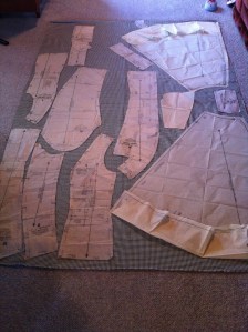 Simplicity S128 Fabric lay up