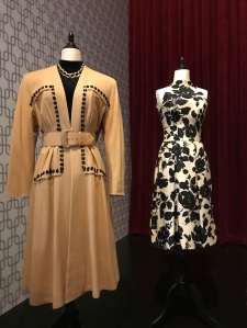 Hooded coat worn by Barbara Stanwyck The Strange love of Marther Ivers 1946 and Cocktail dress