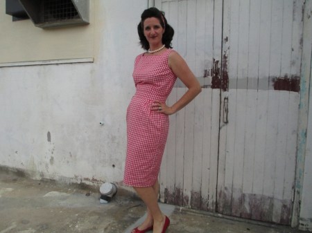 vintage simplicity gingham tall