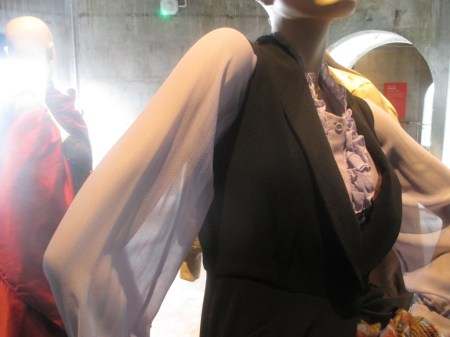 A Darker Eden black vestcoat detail