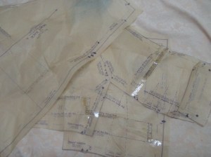 McCall's 3468 pattern pieces