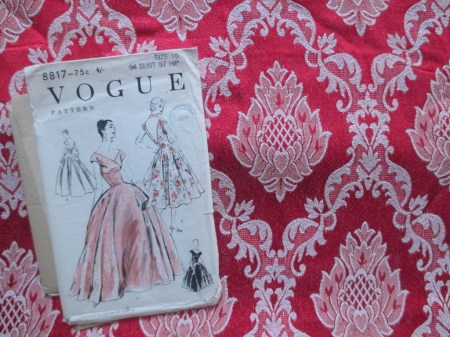 Vogue 8817 pattern and fabric idea