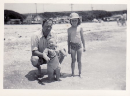 Chris Robt and Robbie at Eastern Beach