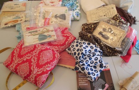 Punga Road studios patterns on the table