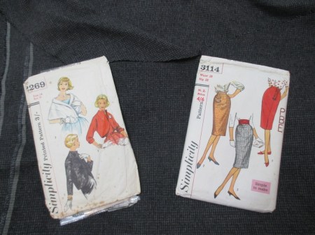 Bolero and Skirt plan in grey wool