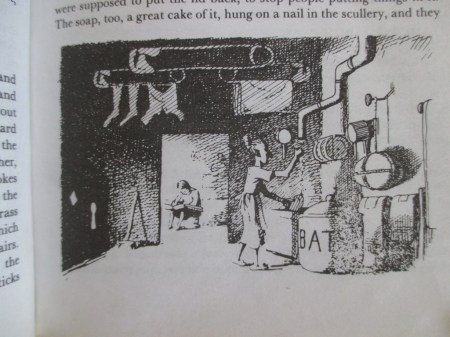 The Borrowers Homily in the kitchen