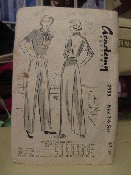 Academy 2953 pattern