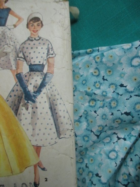 Simplicity 157 and fabric