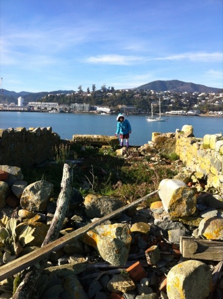 boulderbank Luna in the rubble