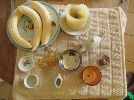 banana plate tray