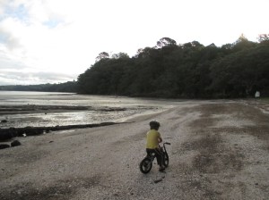 Blockhouse Bay Blake and bike