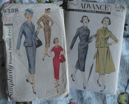 Vintage suit pattern plan