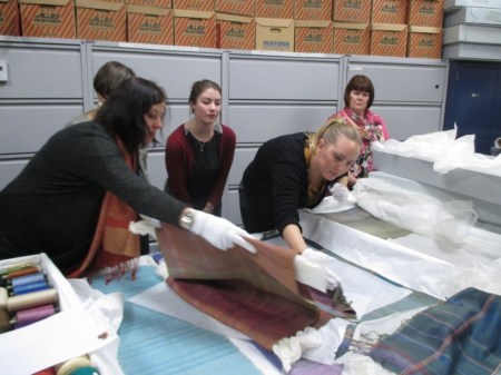 Muvany Textiles unpacking2 Home Front Symposium