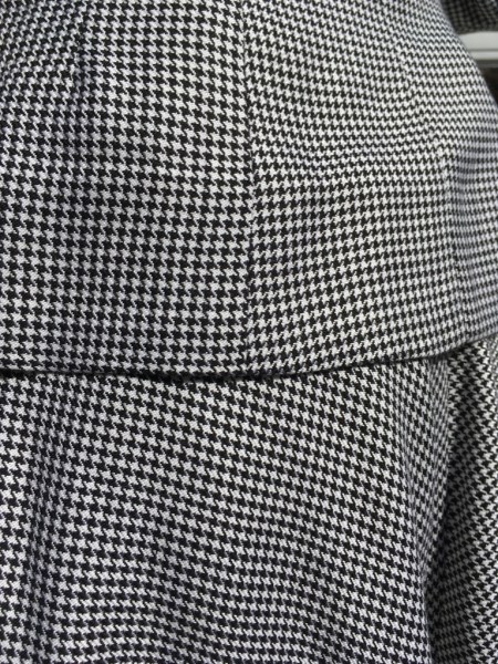 My vintage suit sew along houndstooth detail