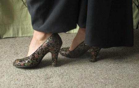 Vogue 273 and vintage 30s:40s heels shoes