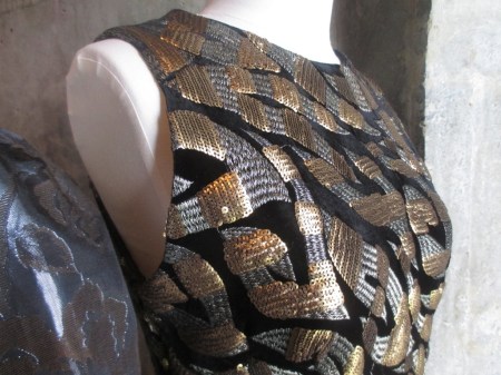 A Darker Eden student work sequins