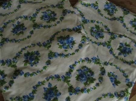 Floral blue sheets