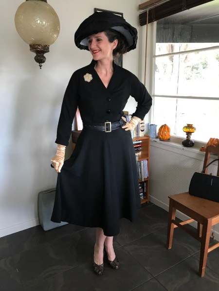 McCalls black dress copy