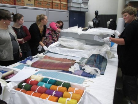 Muvany Textiles unpacking Home Front Symposium