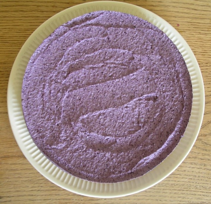 Easy vegan blueberry&nbsp;cheezecake