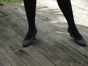 McCall's 3468 and polka dot shoes