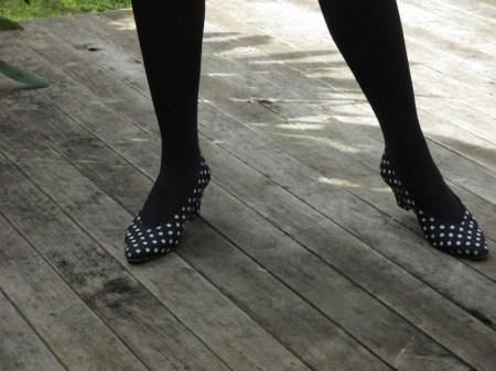 McCall's 3468 and polka dot shoes