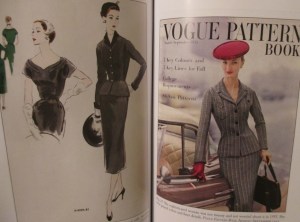 Lost Art of Dress Vougue pattern book suit ill 1