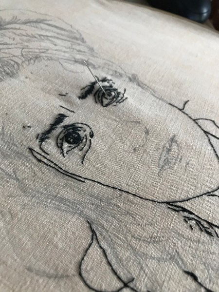 Lockdown portait through the eye of a needle