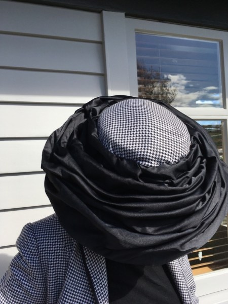 My vintage suit sew along top hat