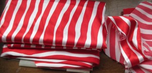 Vogue 7225 cut with fabric stacked