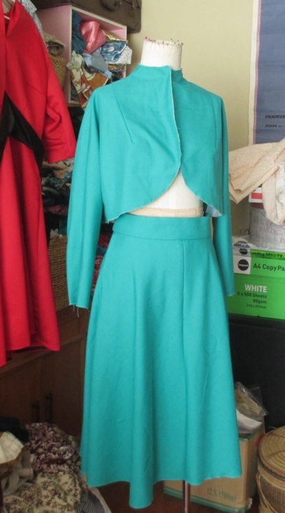 Simplicty 2296 and skirt hanging