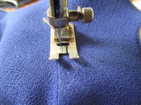 Weigel's 2039 back stitch facing