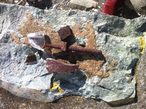 boulderbank lighthouse rusty finds