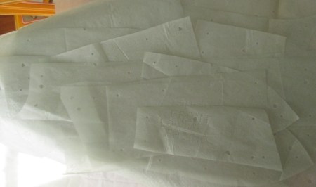 Vogue 1195 Patou pattern pieces pressed