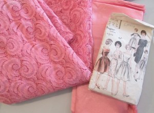 Punga Road studios pink lace and pattern