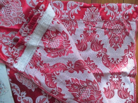 Vogue 8817 pattern and fabric reverse