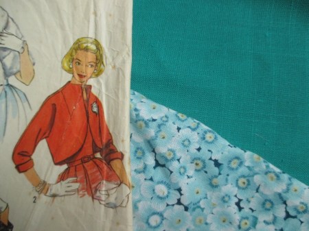 Simplicity 2269 and fabric