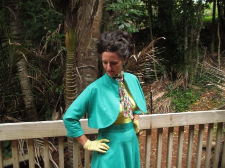 Bolero and Skirt front