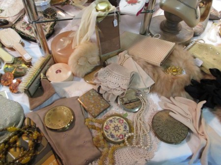 cream dressing table