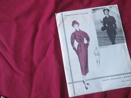 Vogue 1195 Patou with wool crepe