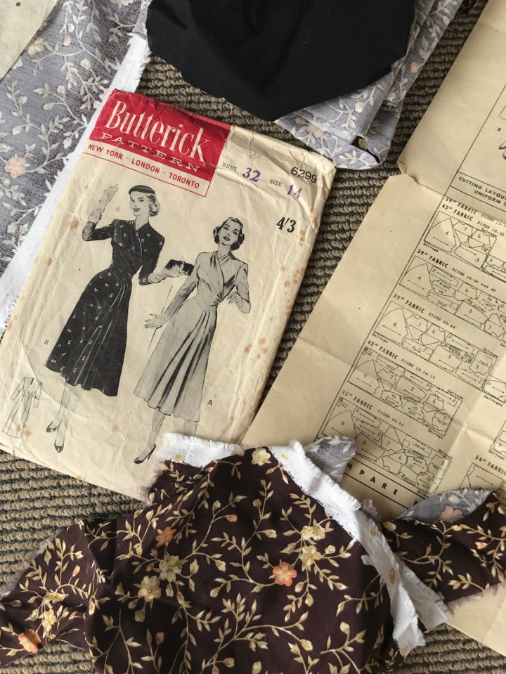 Butterick 6299 in Nanas fabric, and my cheat grading up&nbsp;method