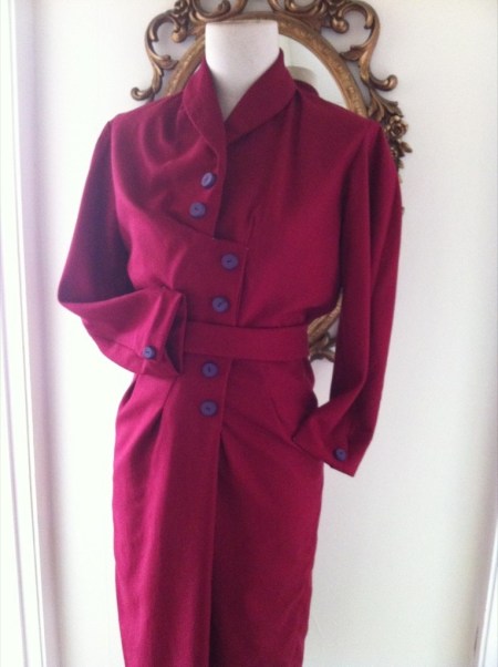 Vogue 1195 purple buttons buttons