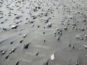 Karekare sandsculptures en mass