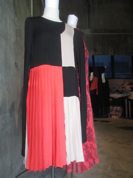 A Darker Eden pleats detail