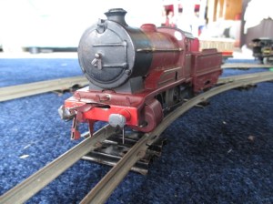 Vintage Hornby train engine front end